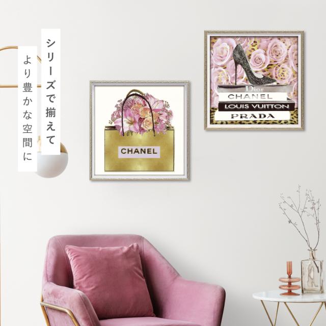 Dior&Chanel&Prada&Louis Vuitton アートフレーム 楽天市場