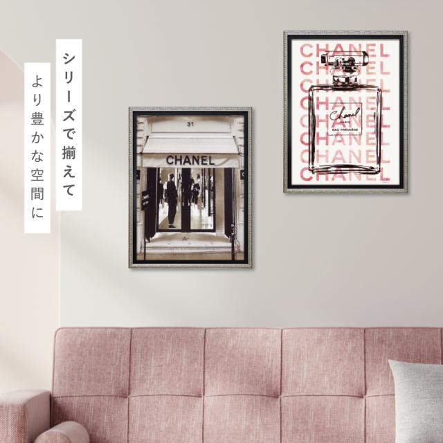 期間限定値下げ♡CHANEL♡オマージュ　キャンバスアート　ドレス＆ココマーク 最終値下げ♡CHANEL♡オマージュ キャンバスアート ドレス＆ココ