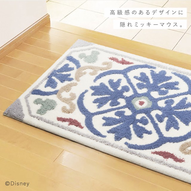 ディズニー 玄関マット 50×80cm Mickey ミッキー デコレーションマット