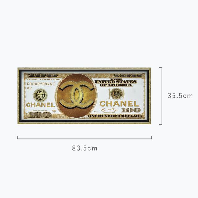 ♡CHANEL♡オマージュ　キャンバスアート　ブラックドレス＆ココマーク アートパネル ブランド シャネル CHANEL Mサイズ オマージュ