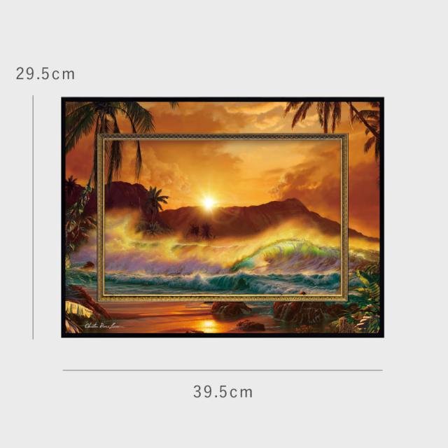 【値下げ】クリスチャン・ラッセン　風景画　油絵　M10　額付き　手描き　肉筆 値下げ】クリスチャン・ラッセン 風景画 油絵 M10 額付き 手描き