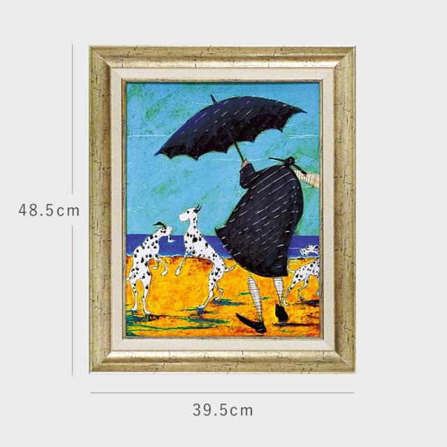 絵　絵画★サムトフト アートフレーム「海の家から海が見える」★ 動物＆癒し 楽天市場】サムトフト 海の家から海が見える ST-10037 送料無料