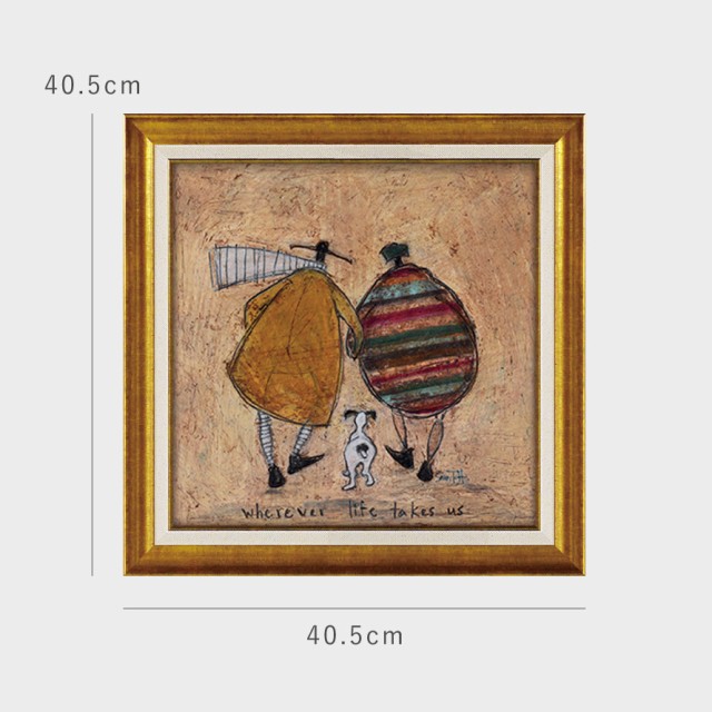 サムトフト 絵画 絵 40.5×40.5cm 【何があっても大丈夫】 アート