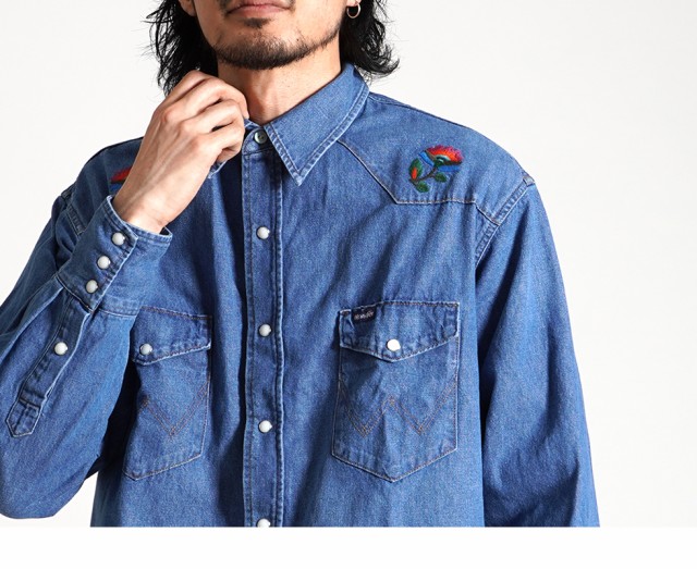 Wrangler ラングラー US ORIGINALS/127MW デニムシャツ デニム シャツ