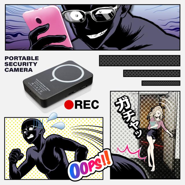 Gexa(ジイエクサ) 2.7K ワイヤレス充電器型カメラ 小型カメラ GX-302