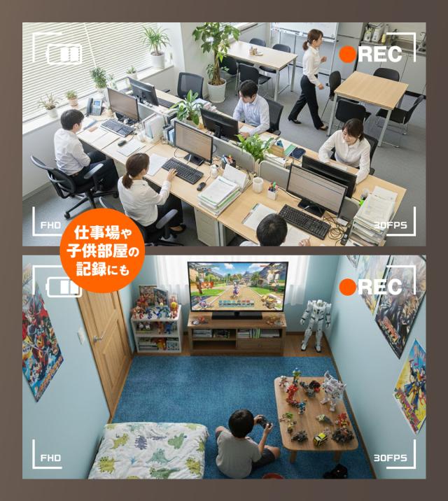 Gexa(ジイエクサ) 1080P掛け時計型カメラ  小型カメラ GX-312