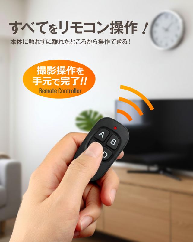 Gexa(ジイエクサ) 1080P掛け時計型カメラ  小型カメラ GX-312