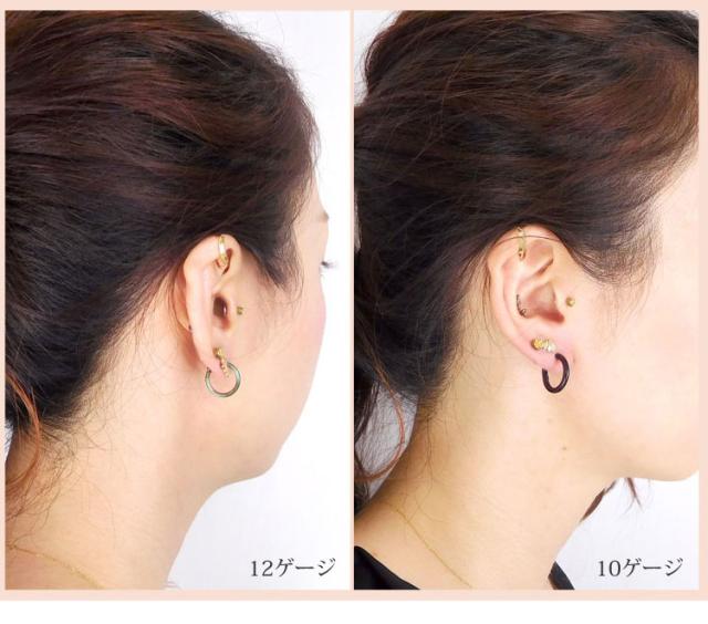 ボディピアス装着画像