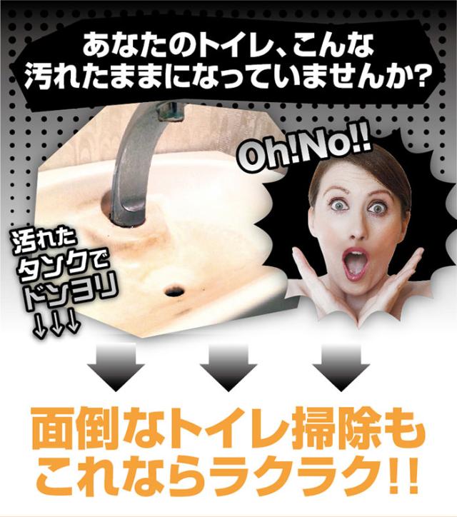 面倒なトイレ掃除もこれならラクラク