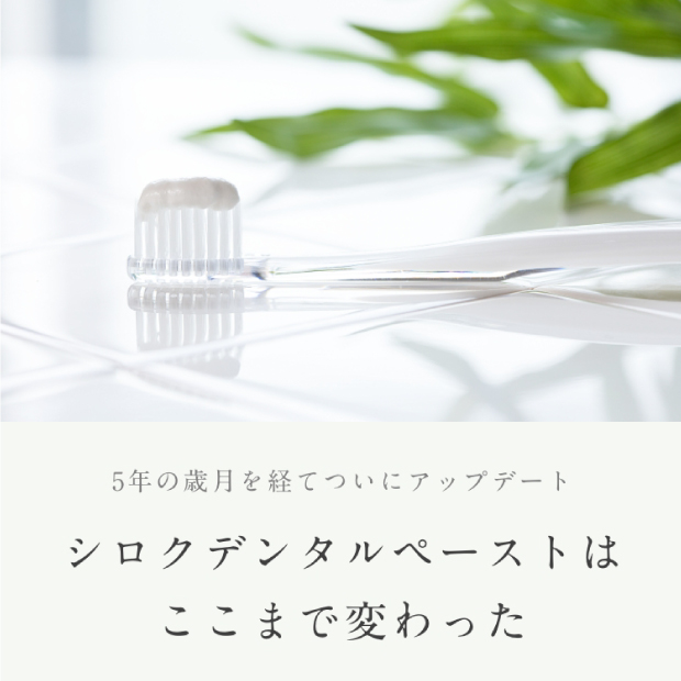 シロクデンタルペーストはここまで変わった