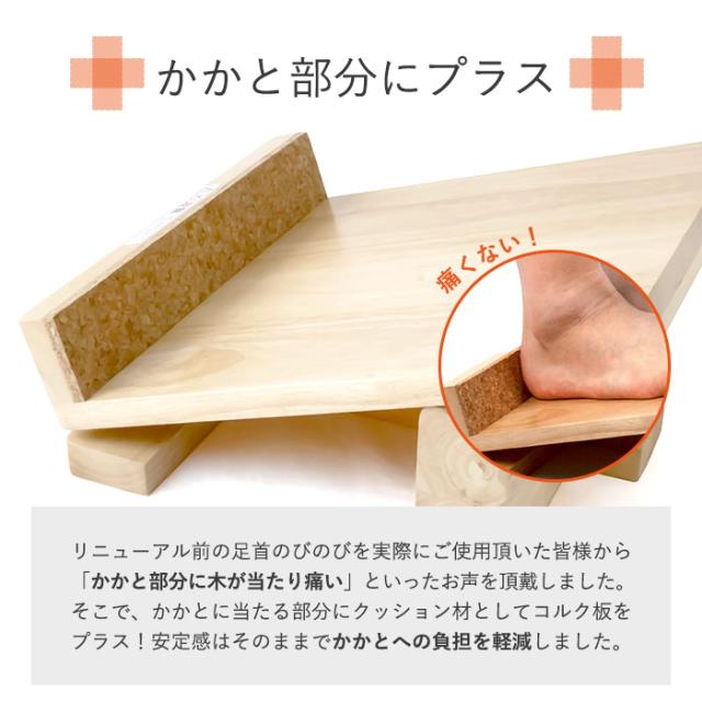 かかと部分にプラス