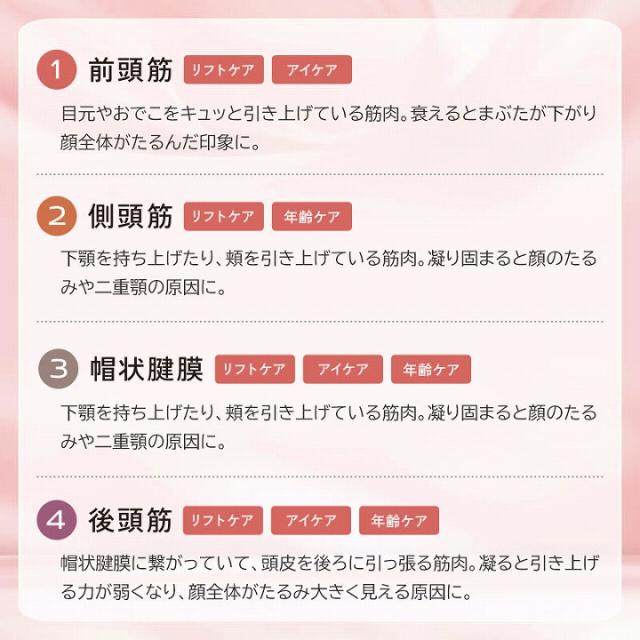 前頭筋 側頭筋 帽状腱膜 後頭筋