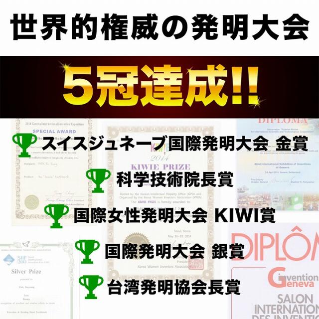 世界的権威の発明大会　5冠達成