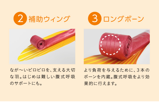 腹式呼吸をより効果的に行えます