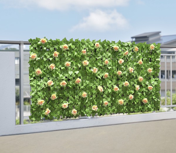 目隠しグリーンフェンス　花有りタイプ