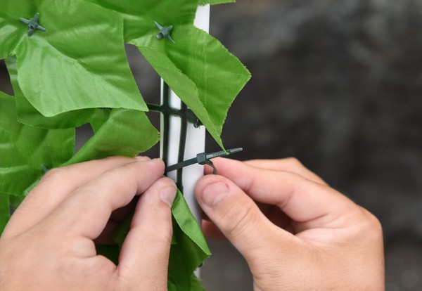 目隠しグリーンフェンス 花有りタイプ
