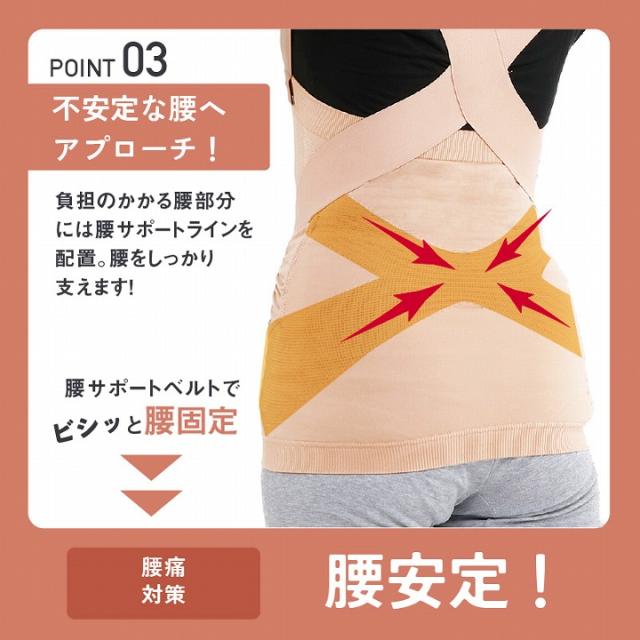 不安定な腰へアプローチ　腰痛対策　腰安定