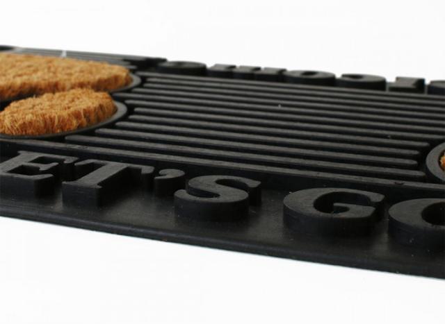 玄関マット ラバーコイヤーマット 肉球ウェルカム 12621092044