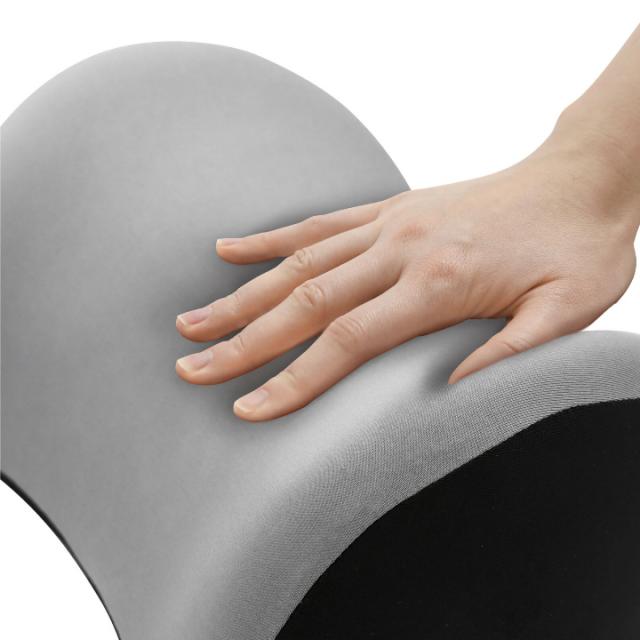 車用低反発ヘッドレストクッション グレー&ブラック AXL-756