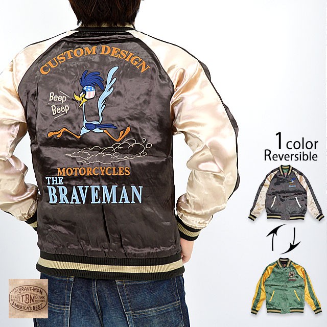 BR×LOONEYコラボ リバーシブルスカジャン The BRAVE-MAN LTB-2211 