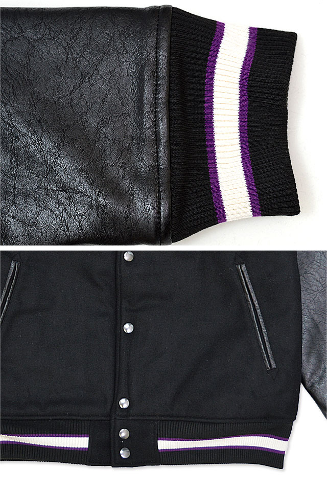 ピンクパンサー×フラッグスタッフ 刺繍スタジアムジャンパー Flagstaff