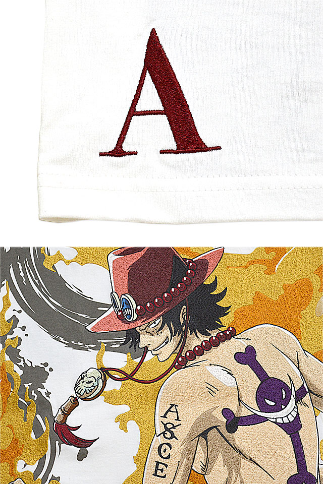セールsale 絡繰魂 One Piece メラメラの半袖tシャツ ポートガス D エース 2123 和柄 和風 刺繍 ワンピース 超人気の Www Iacymperu Org