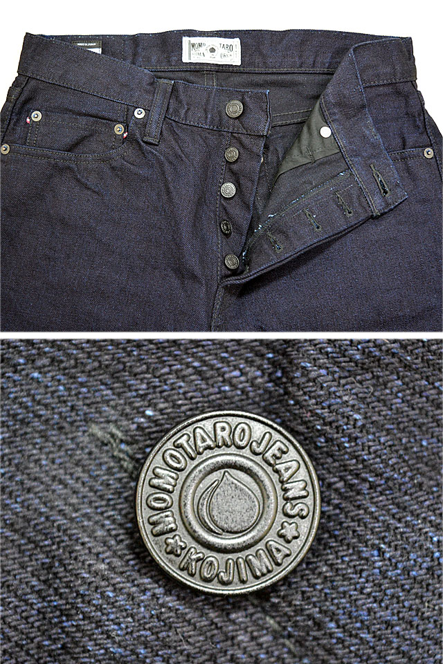 15.7oz ID×BLACK GTB出陣ナローテーパードデニムパンツ 桃太郎ジーンズ MXJE3100 MOMOTARO JEANS 日本製 国産