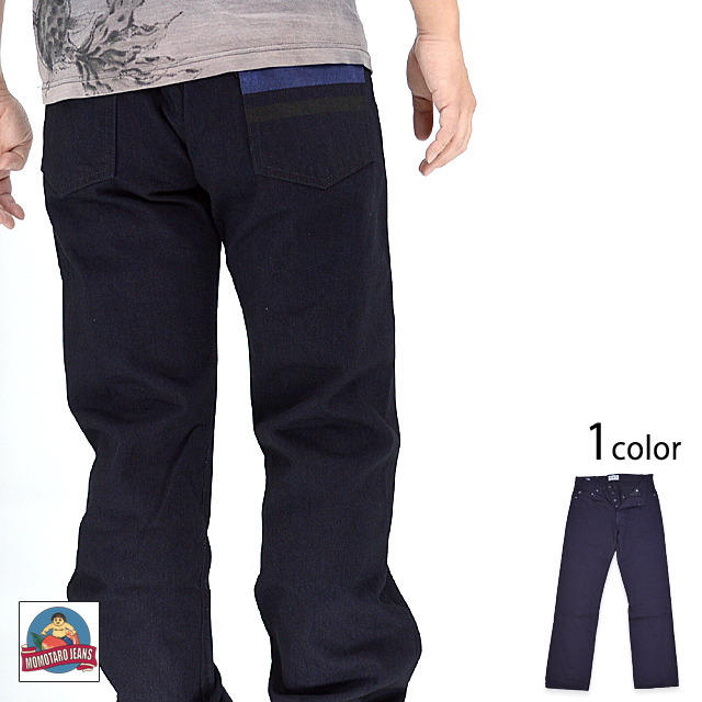 15.7oz ID×BLACK GTB出陣クラシックストレートデニムパンツ 桃太郎ジーンズ MXJE3500 MOMOTARO JEANS 日本製 国産