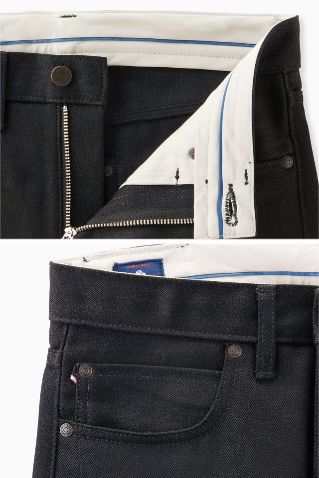 #200 STANDARD TAPERED 14.7oz スタンダードテーパード ジッパーフライジーンズ・ブラック 桃太郎ジーンズ MMJZ1200 MOMOTARO jEANS