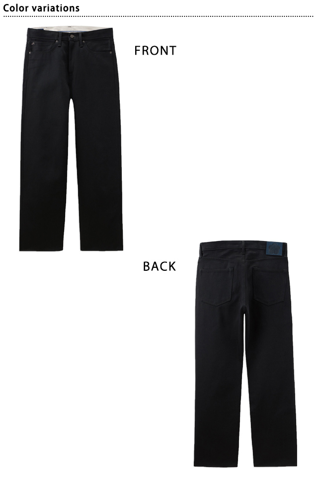 #100 STANDARD STRAIGHT 14.7oz スタンダードストレート ジッパーフライジーンズ・ブラック 桃太郎ジーンズ MMJZ1100 MOMOTARO JEANS