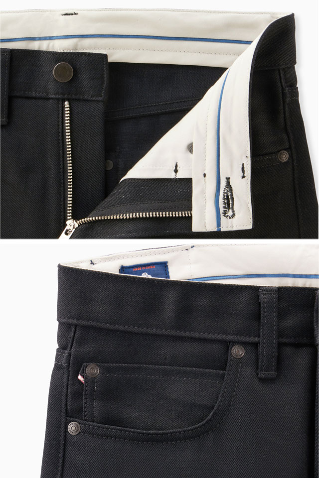 #100 STANDARD STRAIGHT 14.7oz スタンダードストレート ジッパーフライジーンズ・ブラック 桃太郎ジーンズ MMJZ1100 MOMOTARO JEANS