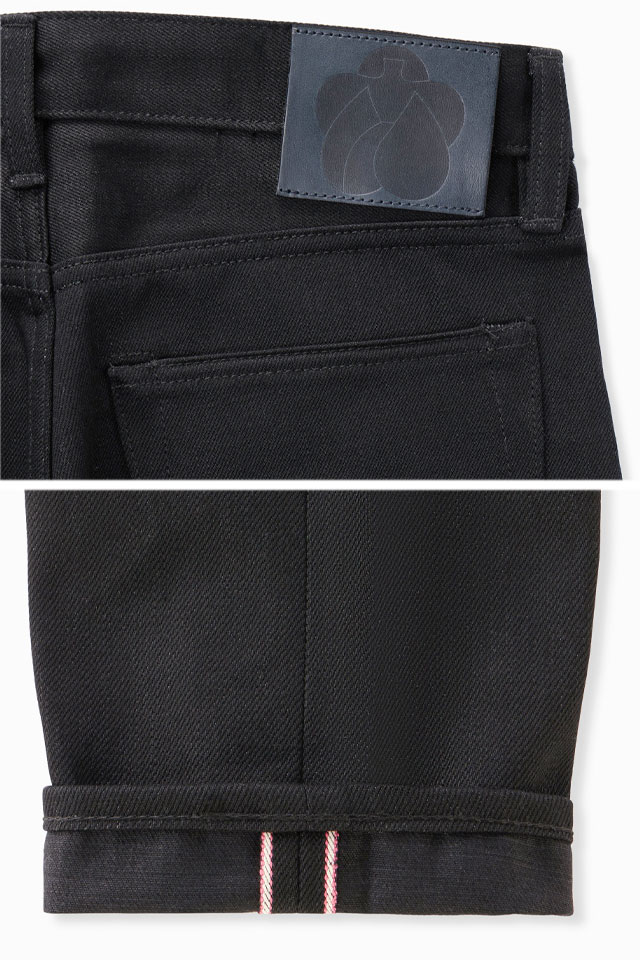 #100 STANDARD STRAIGHT 14.7oz スタンダードストレート ジッパーフライジーンズ・ブラック 桃太郎ジーンズ MMJZ1100 MOMOTARO JEANS