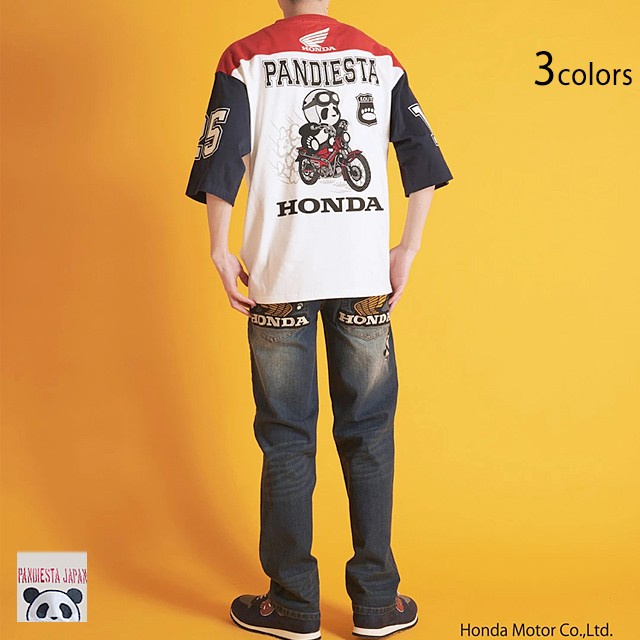 HONDA×PANDIESTA CT125フットボールTシャツ PANDIESTA JAPAN 523501