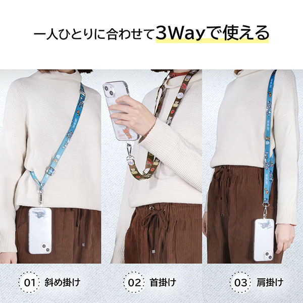 スマホショルダー ストラップ ショルダーストラップ ネッツクチェーン スマホアクセサリー