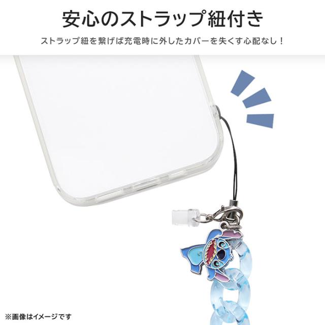 ディズニー　スティッチ　携帯電話アクセサリー スマホストラップ ディズニー コネクタカバー付き スティッチ_