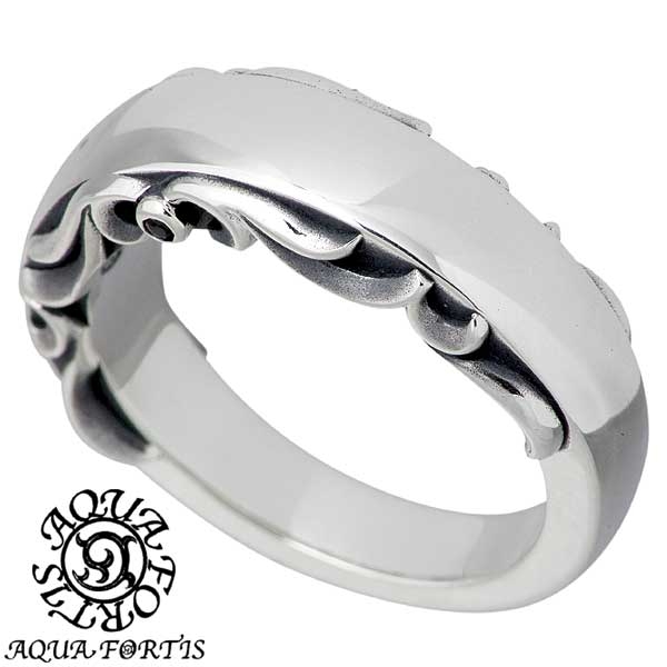 アクアフォーティス AQUA FORTIS シルバー リング 指輪 メンズ 7