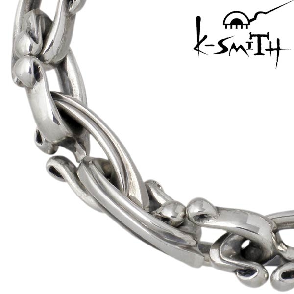 ケースミス K-SMITH ブレスレット メンズ シルバー チェーン KI-364-B