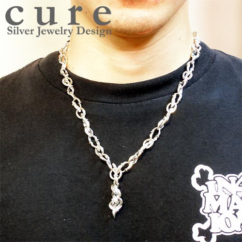 キュア cure ネックレス メンズ レディース シルバー チェーンフレア