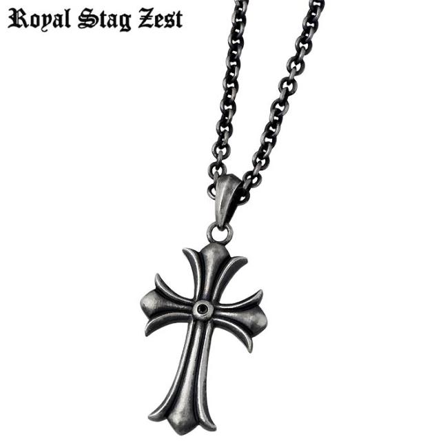美品  stag zest クロス十字架 ブラックダイヤブレスレット 美品 royal stag zest クロス十字架 ブラックダイヤブレスレット