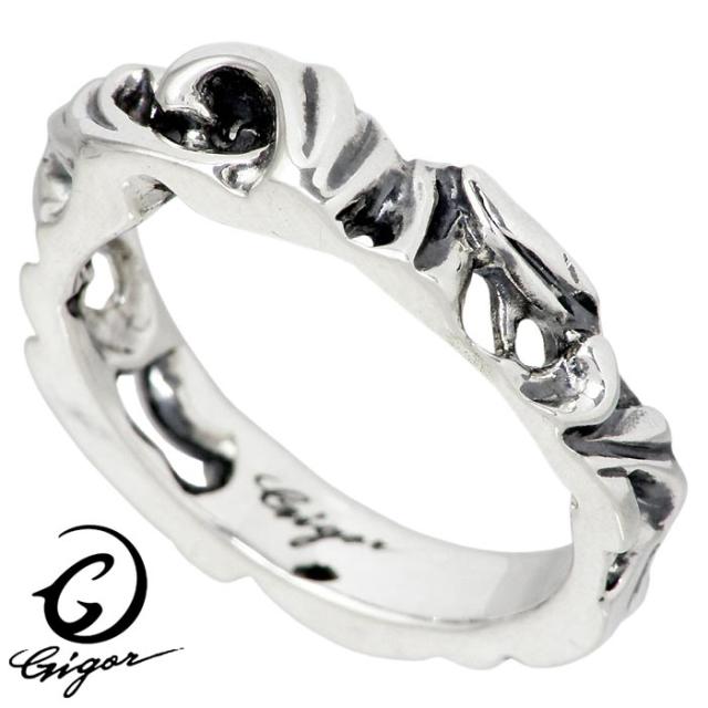 ジゴロウ GIGOR シルバー リング フレッジ S 指輪 7号〜25号
