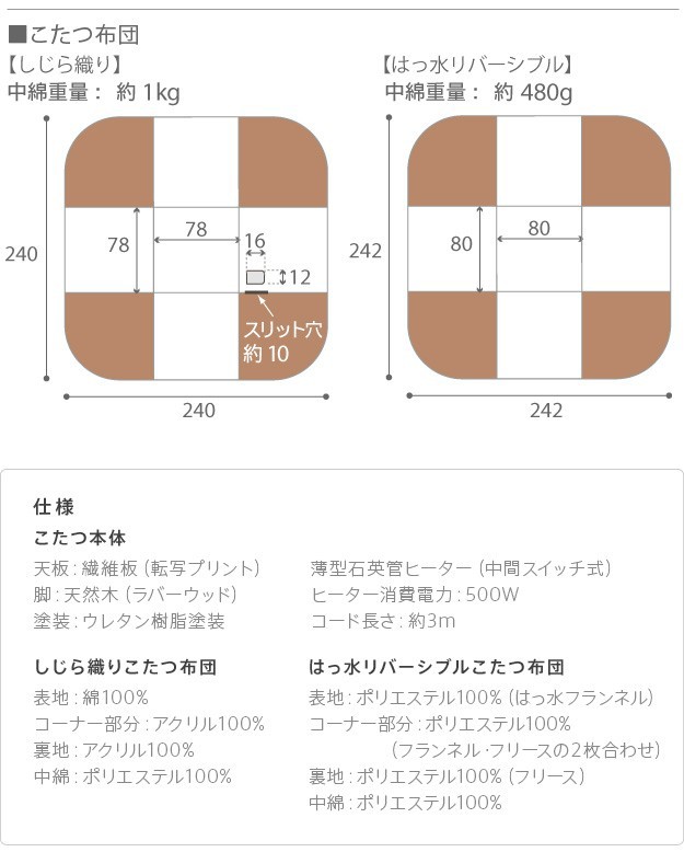 豊富な2022 こたつ ダイニングテーブル 正方形 パワフルヒーター 6段階に高さ調節できるダイニングこたつ 80x80cm 専用省スペース布団 2点セット 布の通販はau PAY マーケット - シルバーアクセBabyS 高品質セール