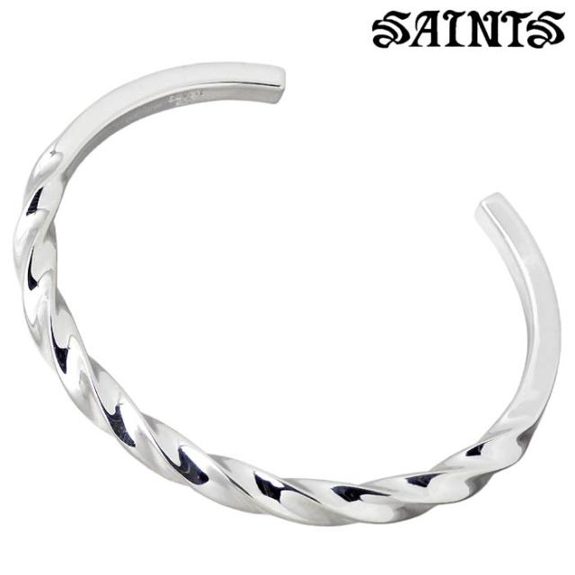 セインツ SAINTS マルチツイスト シルバー バングル
