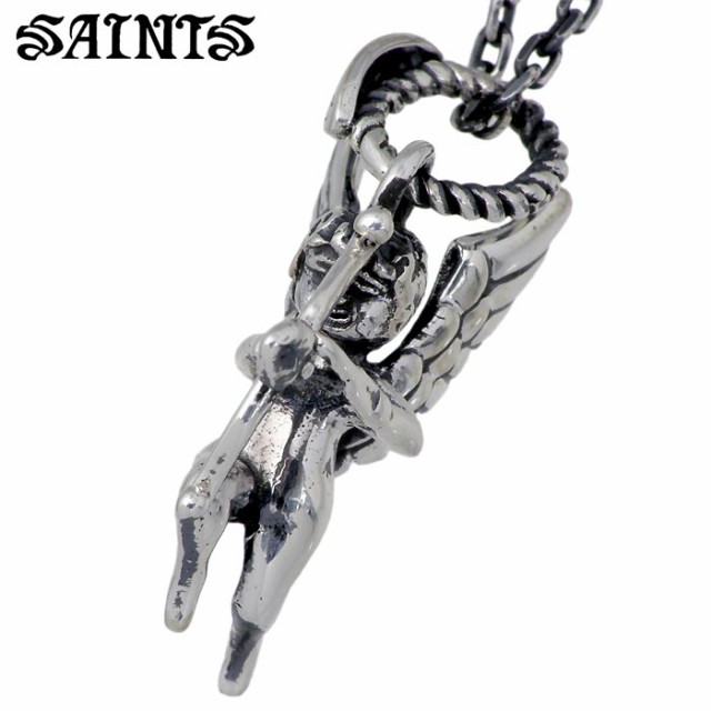 セインツ SAINTS シルバー ネックレス エンジェル メンズ レディース 