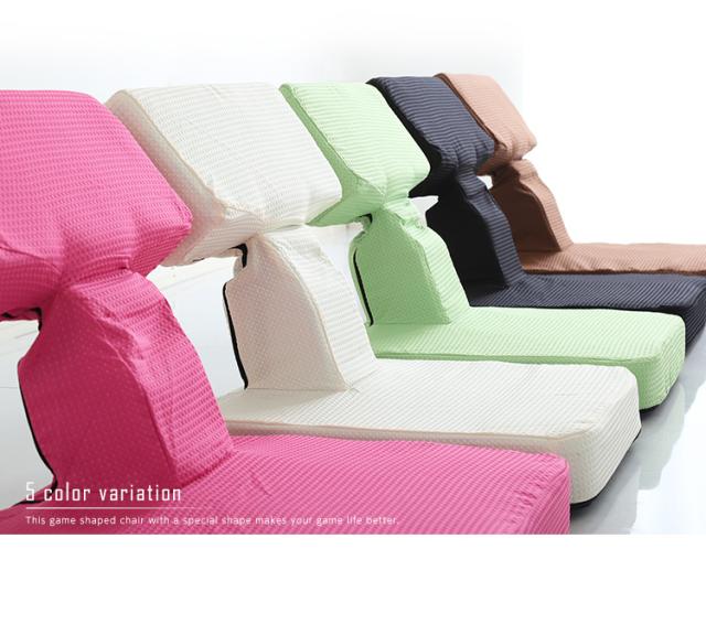 ゲーム ファン必見 待望の本格ゲーム 座椅子（布地） 6段階の リクライニング ゲームファン必見 待望の本格ゲーム座椅子（布地） 6段階の
