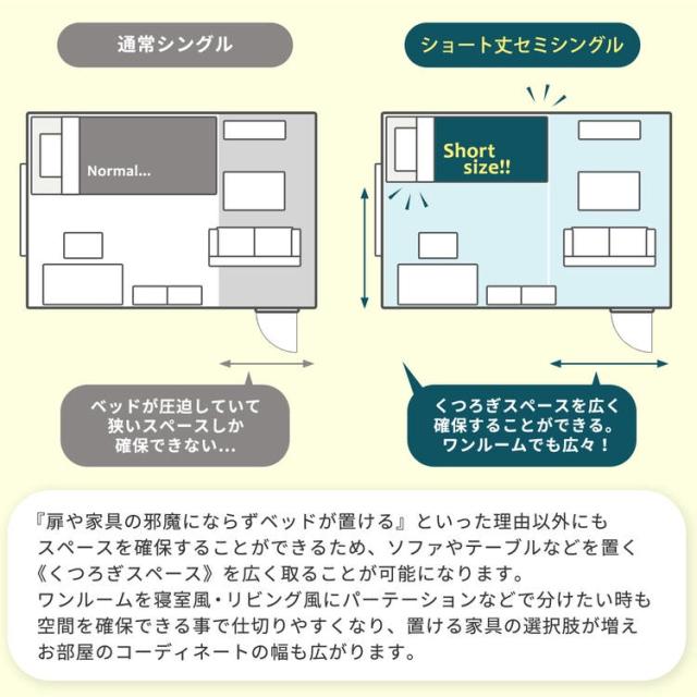 お部屋の空間を広く使えるSS