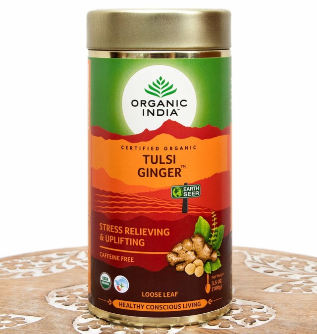 トゥルシーティ ジンジャー TULSI GINGER(100g) ハーブ ハーブティー