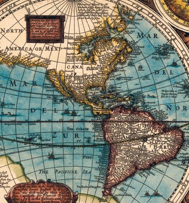 17世紀】アンティーク地図ポスター A NEW AND ACCVRAT MAP OF