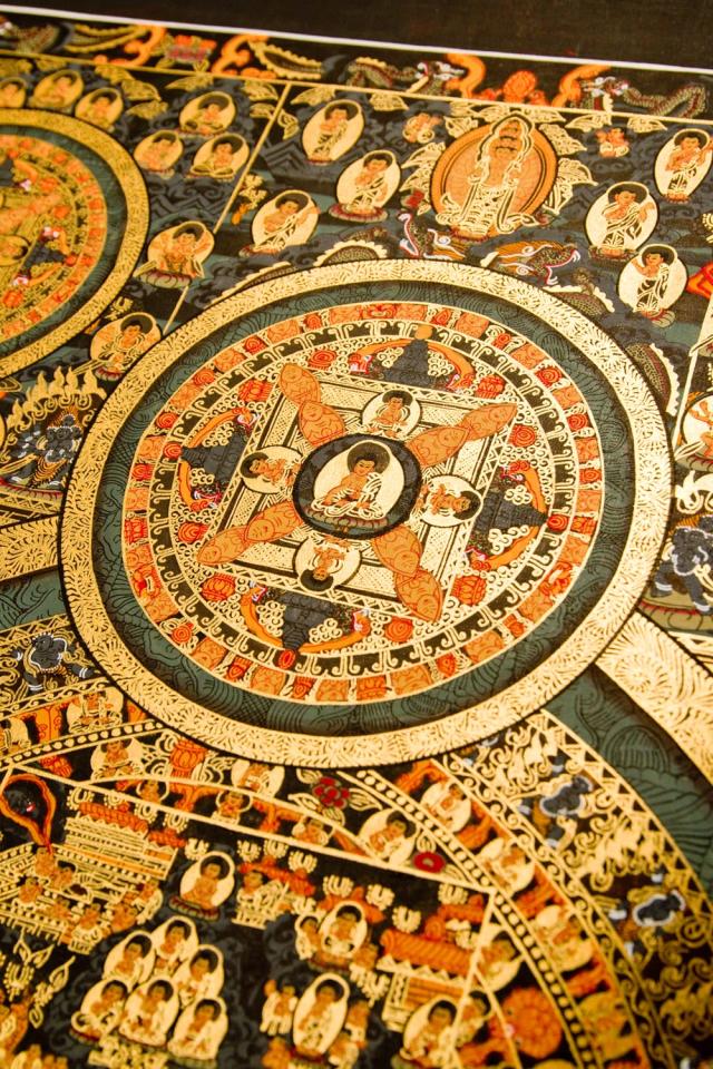 タンカの 煌めくタンカ インテリア エスニックの通販はau Pay マーケット インド アジアの雑貨と衣料 Tirakita 商品ロットナンバー 6マンダラ 71 5ｘ97 曼荼羅 手描きのタンカ 曼陀羅 仏画 アジアン ちます
