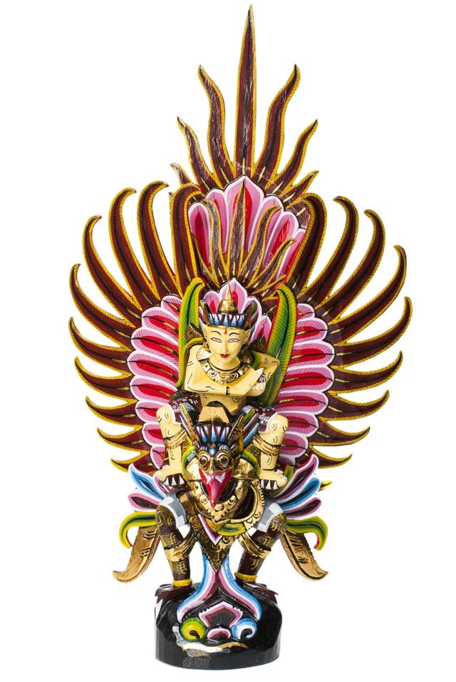 NYOMAN SETER 作家　ガルーダ　ヴィシュヌ神、インドネシア、バリ　黒檀 NYOMAN SETER 作家ガルーダヴィシュヌ神、インドネシア、バリ黒檀