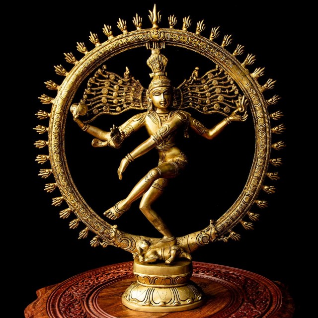 ダンシング シヴァ 大サイズ 49cm シヴァ像 神様像 ナタラジ ヒンドゥー教 ナタラージャ インド 置物 エスニック アジア